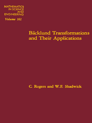 cover image of Ba?cklund Transformations and Their Applications